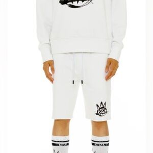 Cult of individuality sweatshort in white- XL NWT